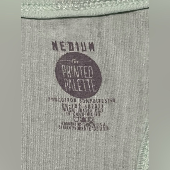 the Printed Palette Mint “shells yeah” Racerback Tank - Sz Women’s Medium - Picture 8 of 8